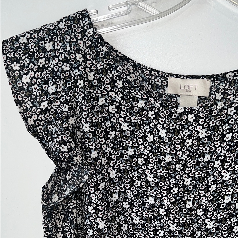 LOFT Floral Blouse